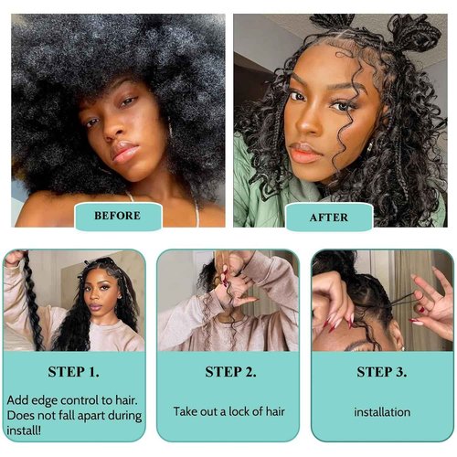 Human Braiding Hair for Boho Braids 24 Inch 110g Deep Wave Bulk Human Hair for Braiding No Weft 12A Curly Human Hair Extensions for Boho Braids 2 Bundle Wet and Wavy Human Hair