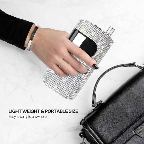 Professional Rechargeable Nail Drill Machine, Lavinda Diamond 35000RPM Electric Nail File Cordless Portable Nail Drill with Coreless Motor for Acrylic Nails, Manicure Pedicure Tool, Crystal Diamond
