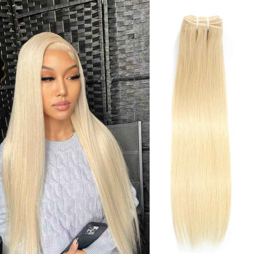 613 Bundles Human Hair 22 Inch12A Grade 100% Unprocessed Brazilian Virgin Blonde 613 Human Hair Extensions For Women 100g