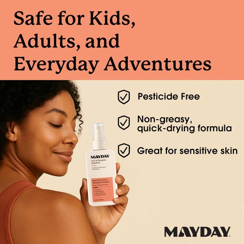 MAYDAY Back to School Bundle includes 3.4oz & 12oz Lice Treatment & Prevention Shampoo & Conditioner, 6oz Sunscreen, & 3.4oz Insect Repellent - Complete Protection for Lice, Insects, and Sun Exposure