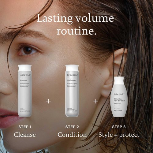 Living proof Full Shampoo & Conditioner Duo Volume & Moisturizing Set for Thin Hair, Paraben & Silicone Free, Safe for Color Treated Hair