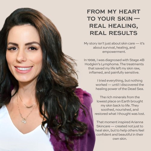 Arianna Skincare Ultra Rich Mineral Body Butter Dead Sea Body Butter For Dry Skin Repair Rich Vegan Hydrating Moisturizer (Milk & Honey)