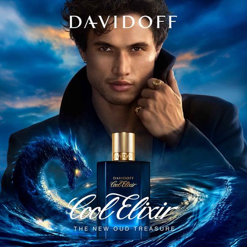 Davidoff Cool Elixir – Woody Men's Cologne – With Notes of Rose Oxide, Lavandin & Oud Accord – Long Lasting Fragrance