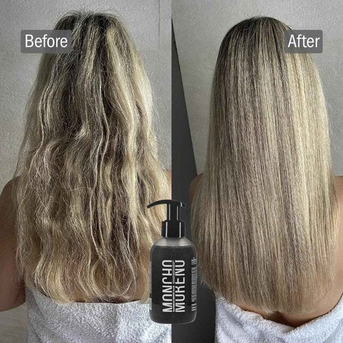 MONCHO MORENO Bathman Detox Hair - Active Carbon Shampoo : Oily roots and dry ends, Cleanses and purifies oily hair 500ml