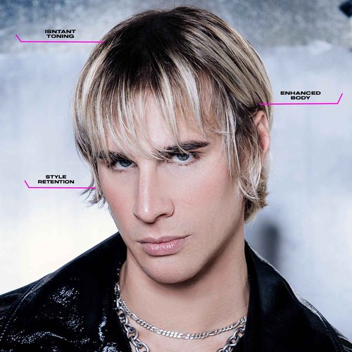 XMONDO Hair Supernova Blonde Toning Shampoo & Conditioner 8 Fl Oz ea. and Leave-in Foam 6.7 oz. Bundle | Vegan Formula with Vegetable Proteins to Replenish, Restore, and Reduce Yellow Tones, 3pc set