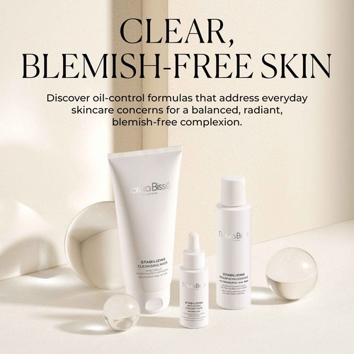 Natura Bissé Stabilizing Facial Cleansing Gel with AHA + PHA, Exfoliating foaming cleanser, Cleanses, Exfoliates & Balances, For Normal, oily & acne-prone Skin, 7 Oz