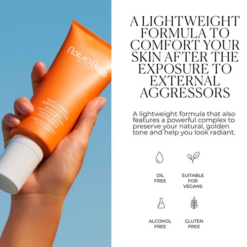 Natura Bissé C+C Vitamin Summer Lotion, Vitamin C Color Enhancing Body Lotion, Hydrates, Soothes & Enhances Sun Tan, For Normal & Dry Skin, 7 Oz