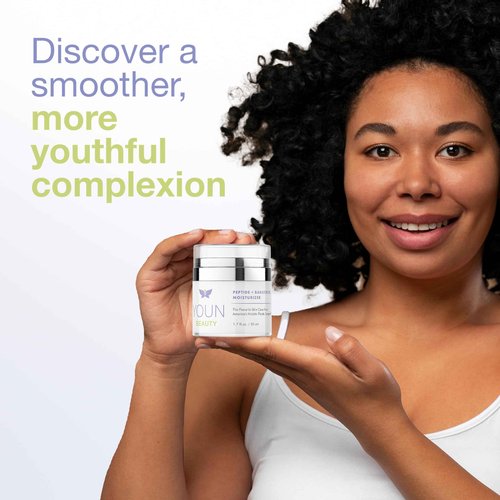 YOUN Beauty Peptide + Bakuchiol Moisturizer by Holistic Dr. Anthony Youn – Paraben-Free Retinol-Alternative Face Moisturizer to Support Collagen Production, Skin Hydration and Elasticity, 50ml