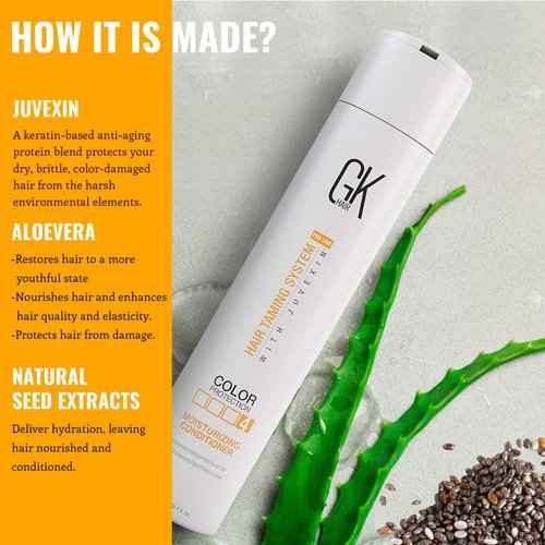 Global Keratin GK Hair Moisturizing Conditioner (33.8 fl.oz/1000ml) - Moisturizing Conditioner (10.1 fl.oz/300ml)