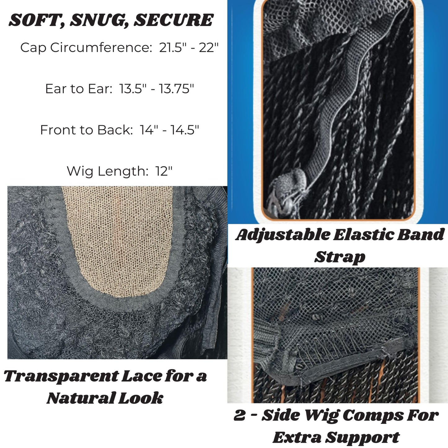 JBG SERVICES Twisted Wigs, 18-Inch Micro Million Twist Braided Wig - Light, Soft Braid Wigs for Black Women with Glueless Front Lace Closure - No Tangle Synthetic Braid- Darkest Brown Color 2