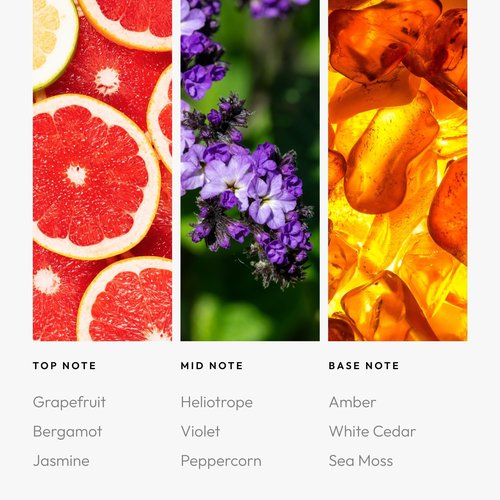 Aroma360 Women's Perfume - Luxurious Fragrance - Notes of Grapefruit, Amber, Peppercorn & Sea Moss - Red, 50mL/1.7 fl oz