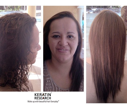 Brazilian Keratin Hair Blowout Treatment Express Formula 300ml Bottle Includes 120ml Clarifying Shampoo and Brush/Comb