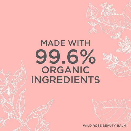 Neal's Yard Wild Rose Beauty Balm, Featuring Rosehip Oil, Hemp Seed & Shea Butter, Nourishing & Exfoliating Cleanser, Vegetarian Approved, Cruelty-Free, 50g