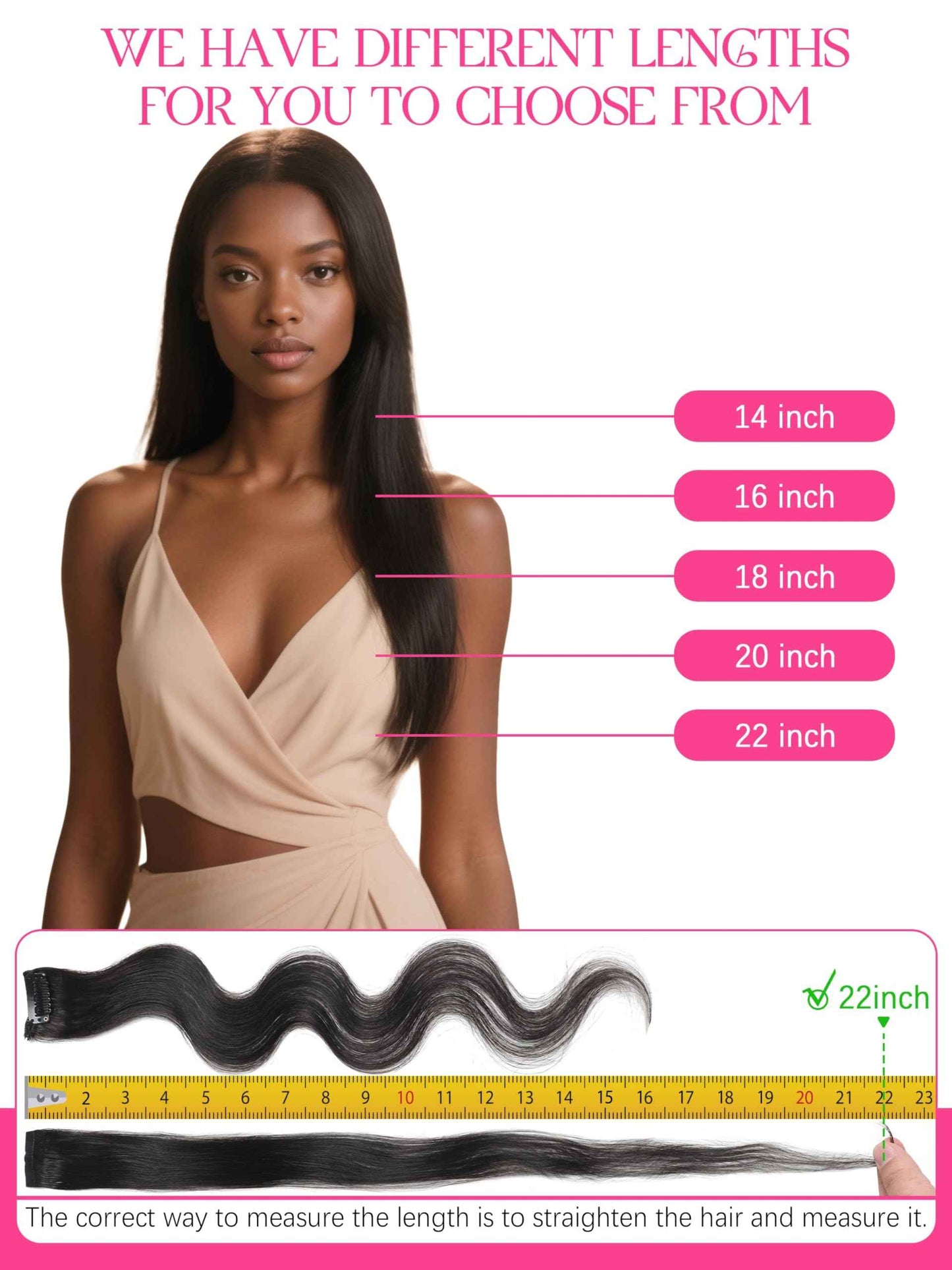 Lacer Clip in Hair Extensions Real Human Hair, Straight Clip ins 1B Natural Black, 22 Inch 120g Remy Human Hair Extensions 7pcs Per Set