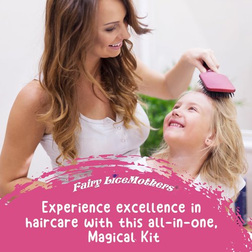 Fairy LiceMothers - 16 oz MagicHalo Shampoo, Conditioner, 8 oz Hair Spray Lice Treatment Kit