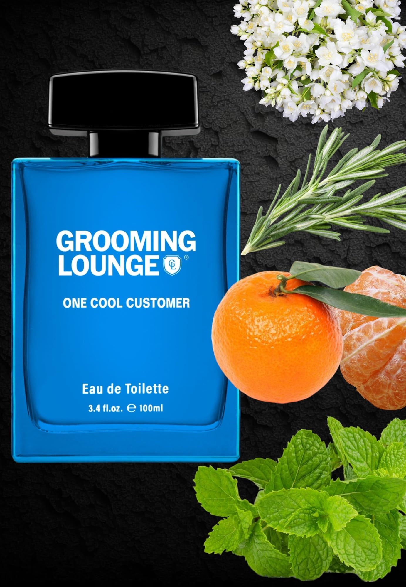 Grooming Lounge Men's Fagrances Eau de Best Perfume for Men - For Warm and Mischievous Mens Fragrances - So Handsome Devil Perfumes Women, Men & Unisex 3.4 oz (One Cool Customer)
