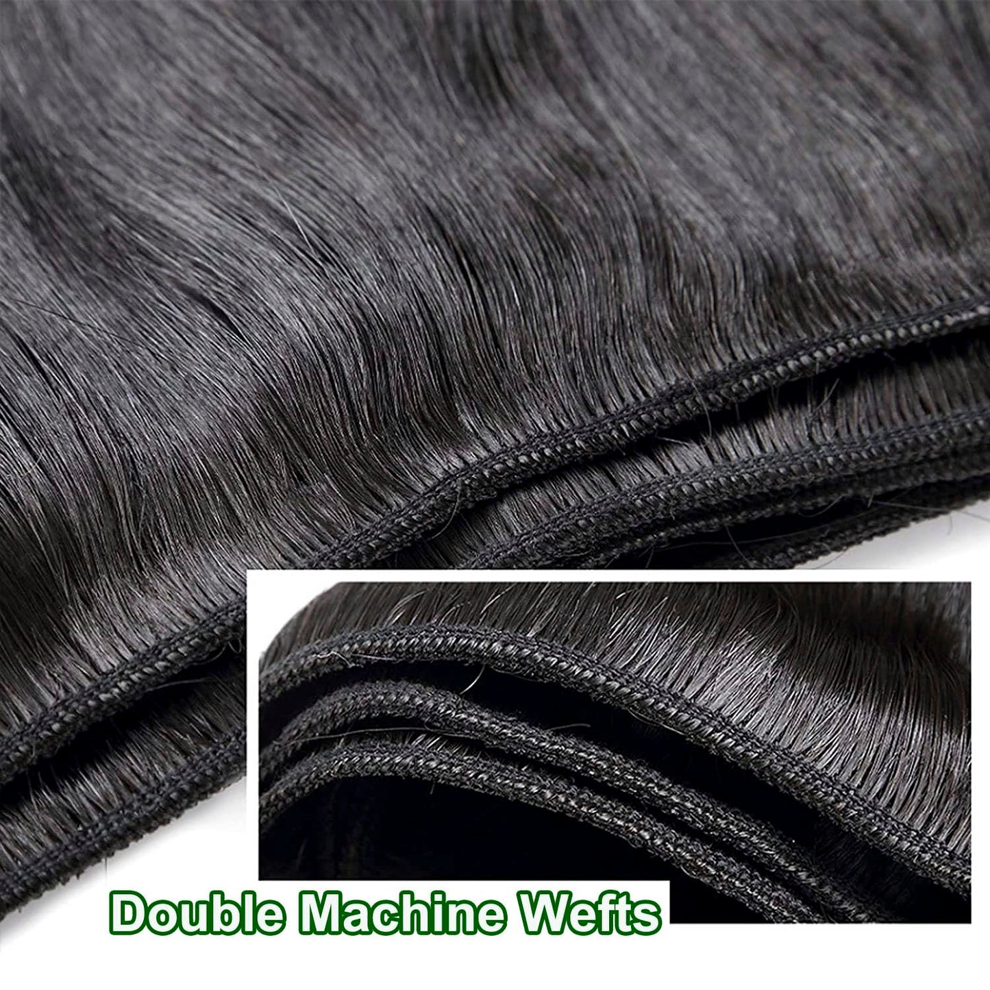 16A Straight Raw Bundles Human Hair,Triple Lifespan Than Regular Virgin Hair,Keep Texture Silky Soft,100% Raw Vietnamese Human Hair Bundles 18 Inch