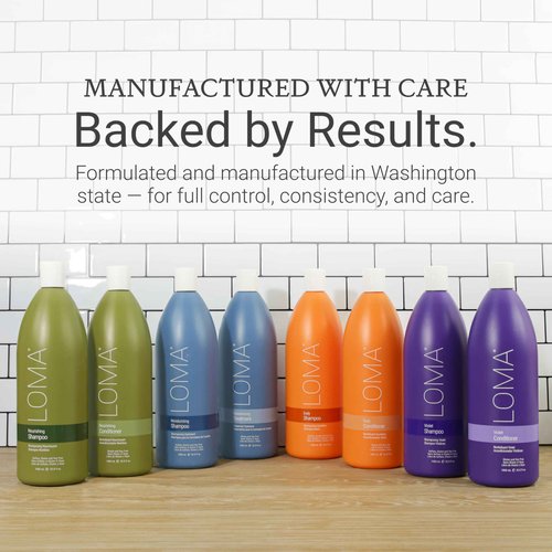 Loma Hair Care Violet Shampoo Violet Conditioner Duo, 33.8 Fl Oz each