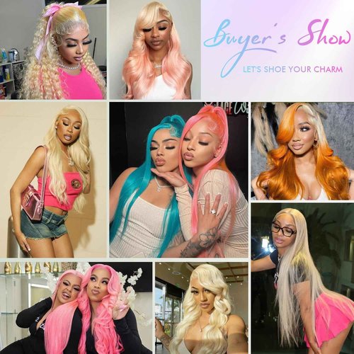 FASLEI 613 13x6 Lace Front Wig Human Hair 24 Inch Body Wave Lace Front Wigs Human Hair Pre Plucked 200 Density HD Lace Frontal Human Hair Wigs 613 Blonde Wig Human Hair With Baby Hair