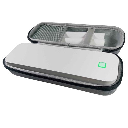 IOOIOO D210 Portable Printer, Wireless Inkless Bluetooth Thermal Printer for Tattoo Stencil Transfer Paper, for 8.5 x 11 Letter, A4 Rolled & Folded Thermal Paper (White, Without Carrying Case)