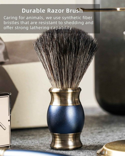 FREED Luxury Shaving Set for Men - Double Edge Safety Razor with alloy handle include 120 count Japanese 6cr13 Stainless Steel blade, It's the best gift for men, fathers,or birthdays