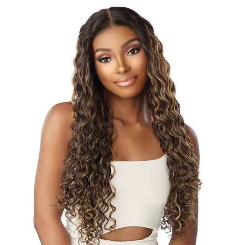 Sensationnel Butta Lace Precut Wigs - Unit 7 Glueless Extra Wide 5 Inch Deep Parting Synthetic Pre Tweezed Smaller Knot Hairline (TH2/30)