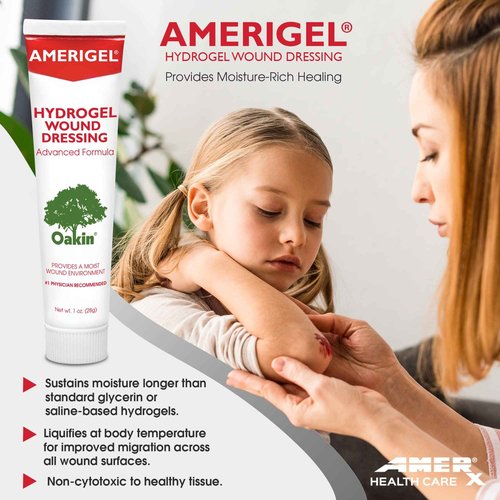AMERIGEL - Bundle of 1oz Hydrogel Wound Dressing and 6oz Care Lotion