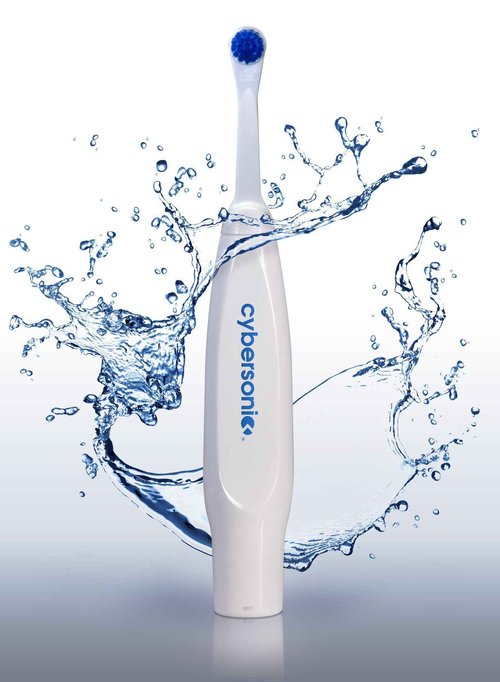 Cybersonic Classic Electric Toothbrush, Rechargable Power Toothbrush with Complete Dental Care Kit Including Tongue Scraper and Floss Heads