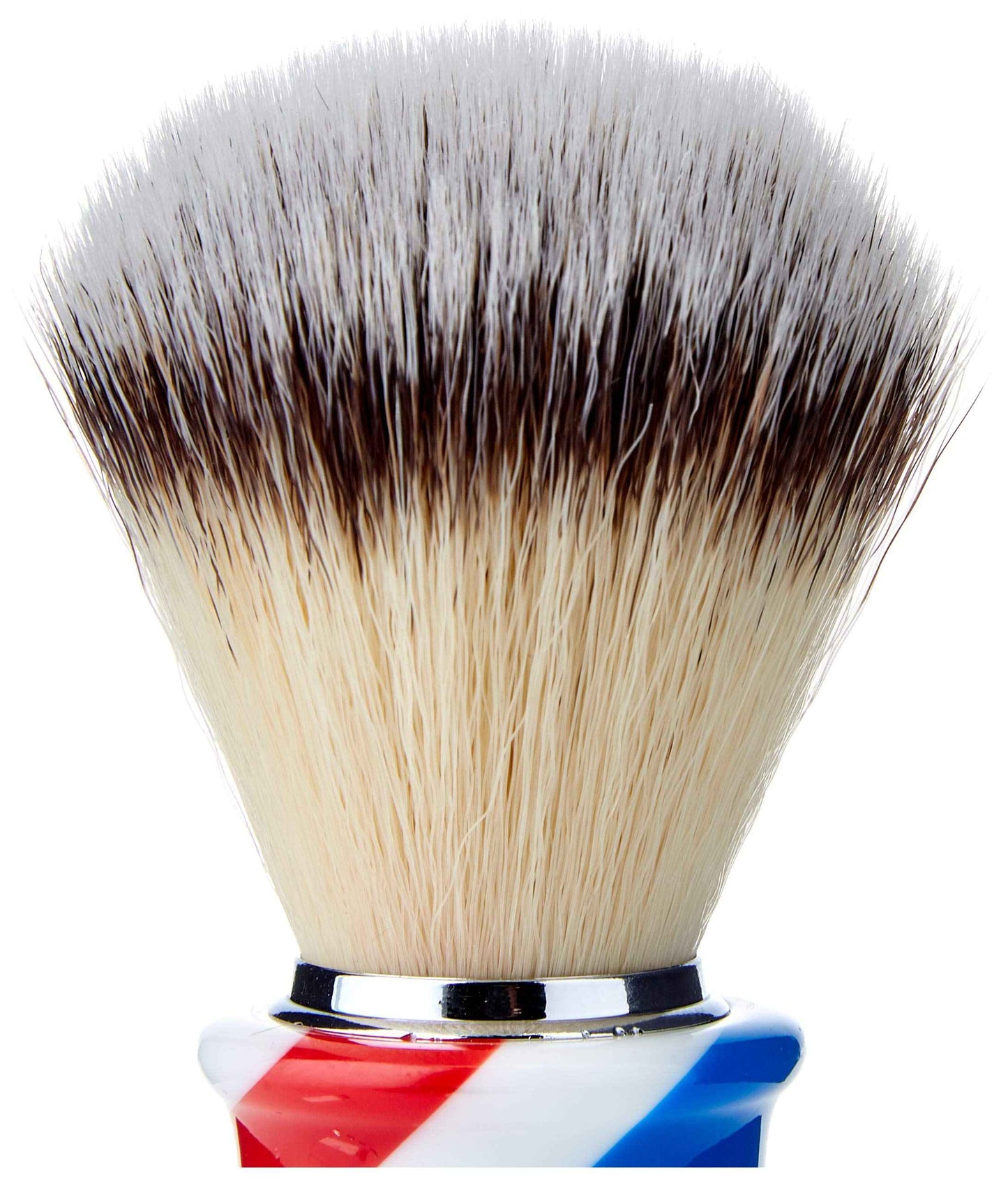 Omega 46735 - Barber Pole Fiber Shaving Brush"Hi-Brush" Blue