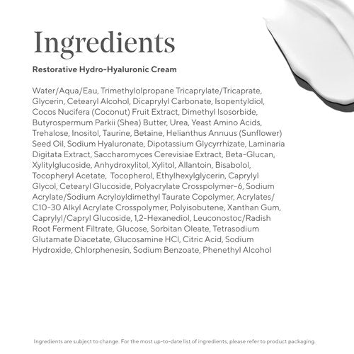 Murad Restorative Hydro-Hyaluronic Face Cream – Moisture-Boosting Formula with Hyaluronic Acid, Coconut Extract, Botanical Oils & Shea Butter for Lasting Hydration, Plump, & Smooth Skin - 1.7 Fl Oz