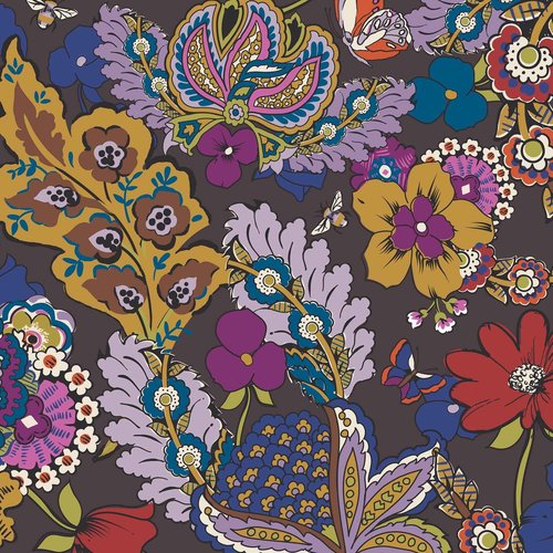 Vera Bradley Women's Premium Cotton Original Duffel Bag Travel, Colorful Bouquet, One Size