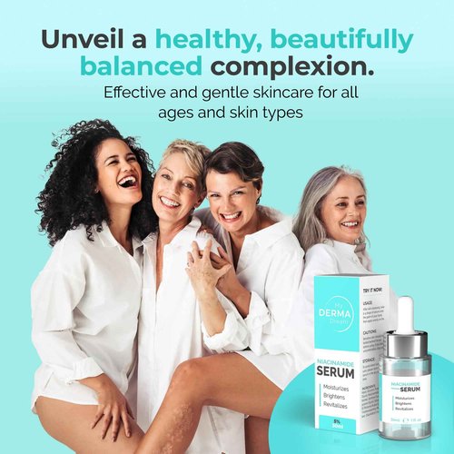 MY DERMA DREAM | Niacinamide Serum 5% for Face - Aids in Minimizing Pores, Fading Dark Spots, and Reducing Redness - Rich in Antioxidant Vitamin B3 - Anti-Aging Face Serum - 90 Day Supply