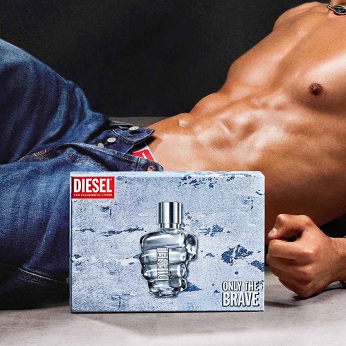 DIESEL Only The Brave - Fragrance Gift Set for Men - Includes Eau de Toilette 1.7 Fl Oz & Shower Gel 2.5 Fl Oz