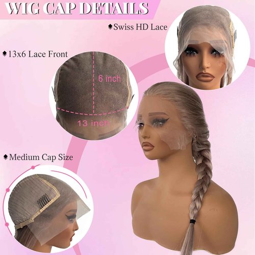 Valiilo Ash Blonde Wig Human Hair 13x6 Lace Front Wig Pre Plucked 22 Inch Glueless Wig Colored Human Hair for Women