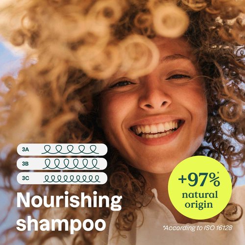 ATTITUDE Nourishing Shampoo for Curly Hair 3a – 3c with Moringa Oil, Vegan, Naturally Derived Ingredients, Provides Lightweight Moisture, 16 Fl Oz (Pack of 6)