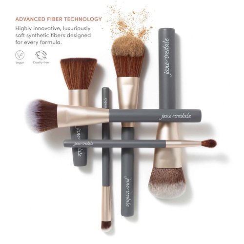 jane iredale Pro Series The Handi Brush, Medium, Semi-Dense Complexion Brush for Controlled, Even Application of Powder Makeup, Vegan, Cruelty Free