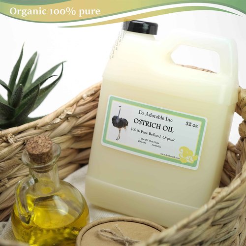 Dr Adorable - 32 oz - Ostrich Oil - 100% Pure Natural Premium Organic