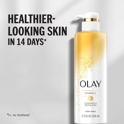 Olay Regenerist Vitamin C + Peptide 24 Brightening Face Cream (1.7 Oz) + Travel Size Whip Face Moisturizer and Cleansing & Brightening Body Wash with Vitamin C and Vitamin B3, 17.9 Fl Oz (Pack of 4)