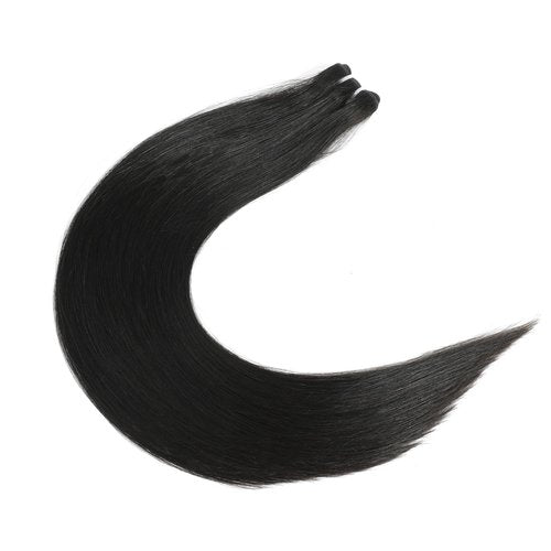 HEPAEA Raw Human Hair Bundles 18 Inch Natural Colors 15A Cambodian Virgin Hair 100% Unprocessed Straight Hair(18 Inch Pack of 2)