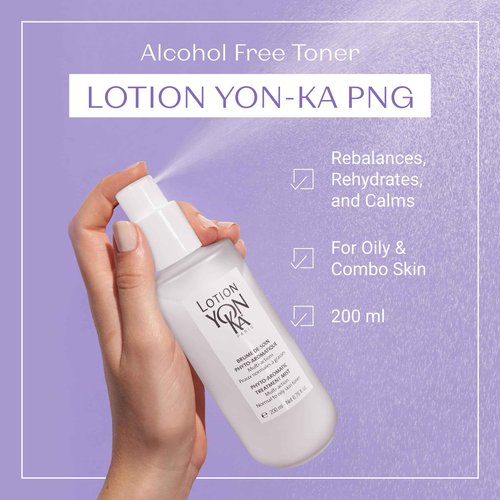 Yon-Ka Gel Nettoyant, Lotion PNG Facial Set | Gentle Foaming Face Wash and Daily Face Mist to Balance Skins pH | for Acne Prone and Oily Skin | Set of 2, 6.76 fl oz and 6.8 fl oz