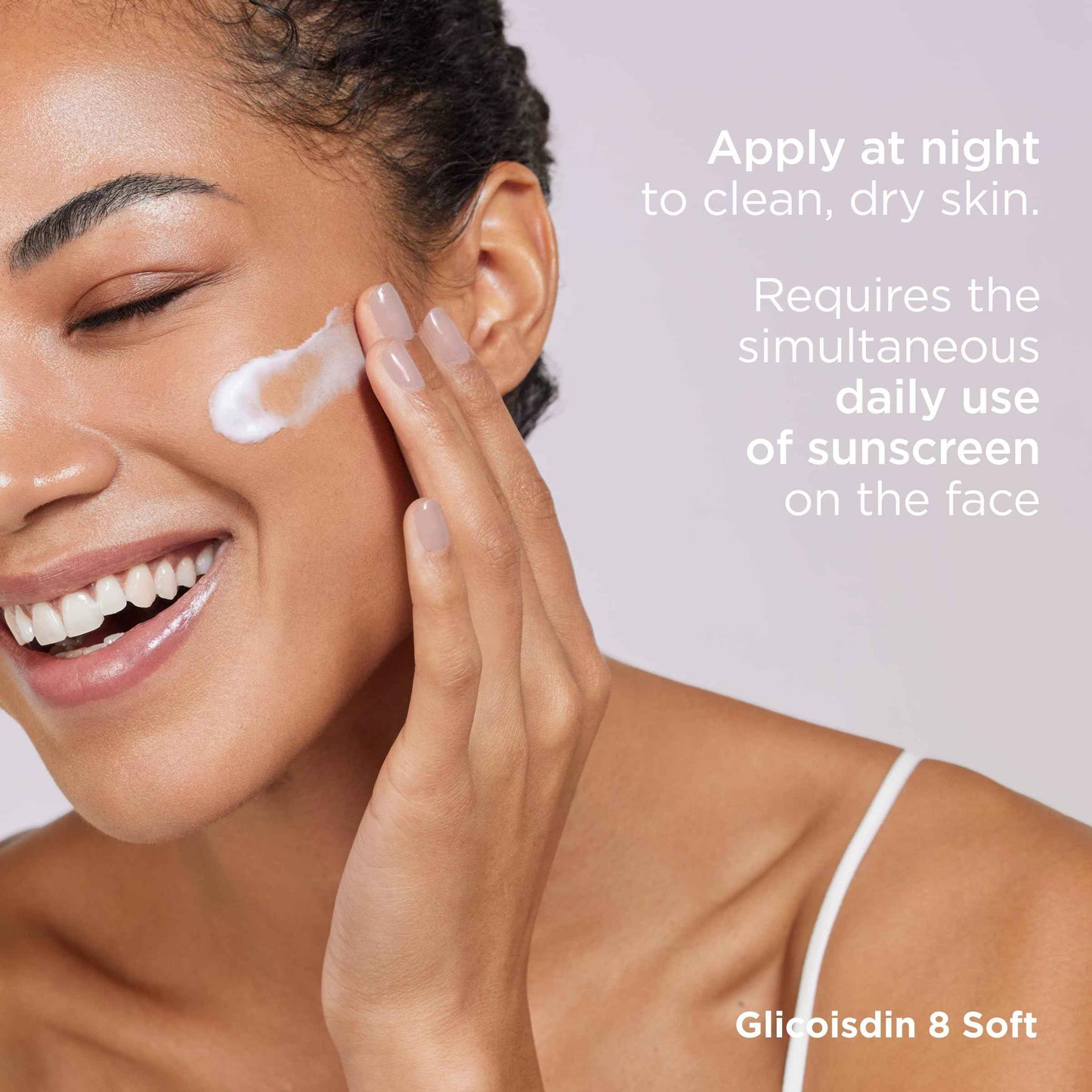 Glicoisdin 8 Soft - Face Exfoliant Cream with Glycolic Acid, 1.76 OZ