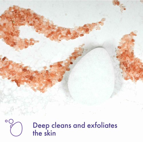 Buf-Puf Facial Sponge, Dermatologist Developed, Removes Deep Down Dirt & Makeup That Causes Breakouts and Blackheads, Reusable, Exfoliating, White, 12 Count