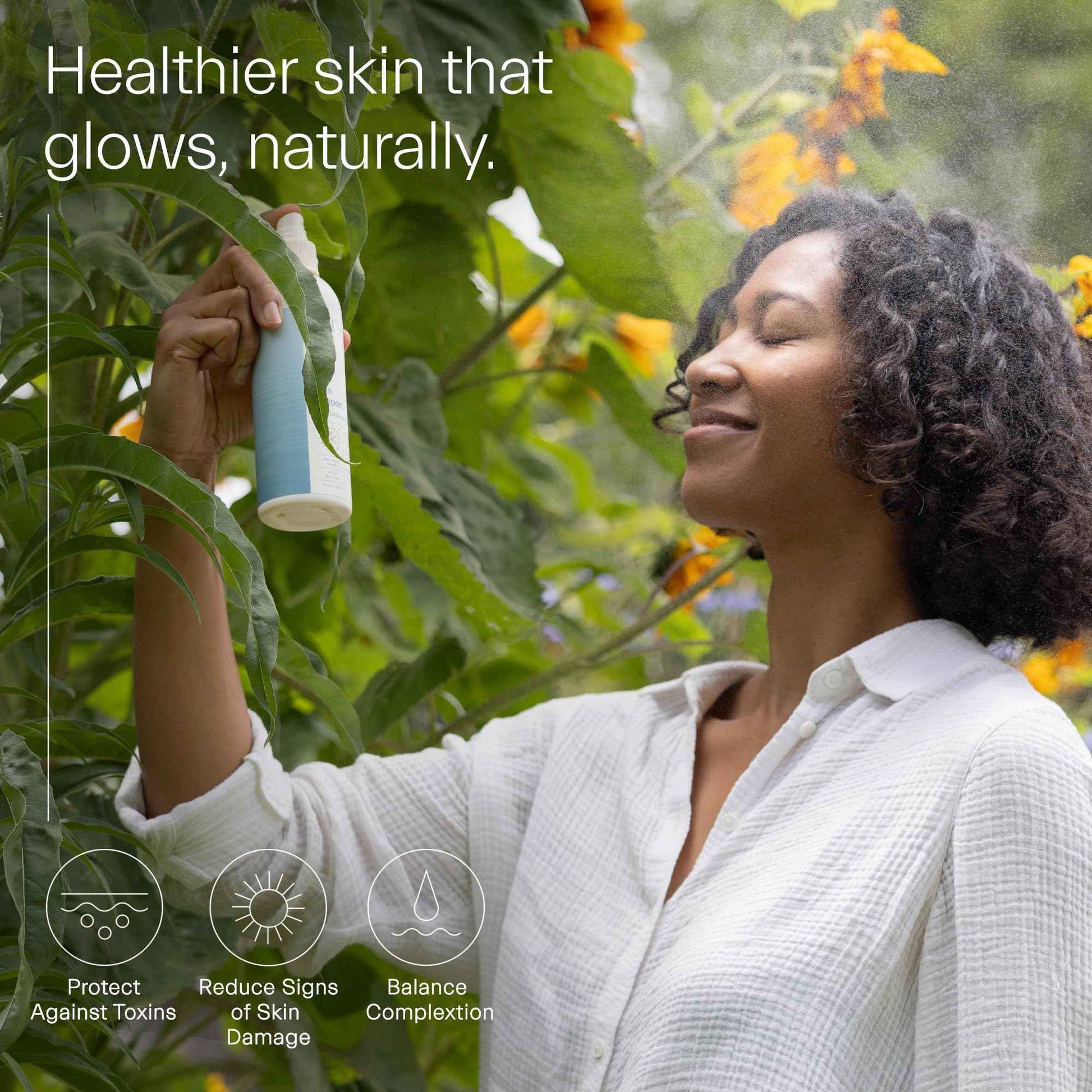 ION* Intelligence of Nature Skin Support Face Mist Hydrating Spray - Refreshing Facial Mist Spray for Daily Use, Vegan Friendly Formula to Refresh Skin for Women & Men - 8 fl oz (Pack of 1)