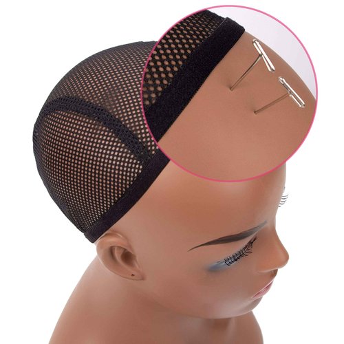 A1 Pacific Mannequin PVC Manikin Head Realistic Mannequin Head with Shoulder Bust Wig Head Stand for Wigs Display Making Styling PMH-DC487 (16.5 Inches, Tanned)