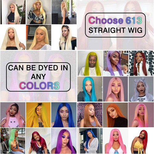 Lace Front Human Hair Wig Pro Deep Parting Blonde Lace Wigs with Pre Plucked Hairline and Baby hair Thick 150% Density Glueless 613 Frontal Wigs Bleached Knots Short 20 Inch