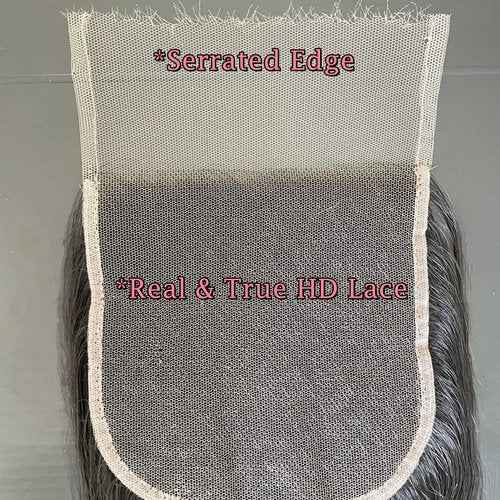 Beata Hair 5x5 Closure HD Lace Body Wave Human Hair, Invisible Transparent Lace Closure Pre Plucked with Baby Hair 22 Inch