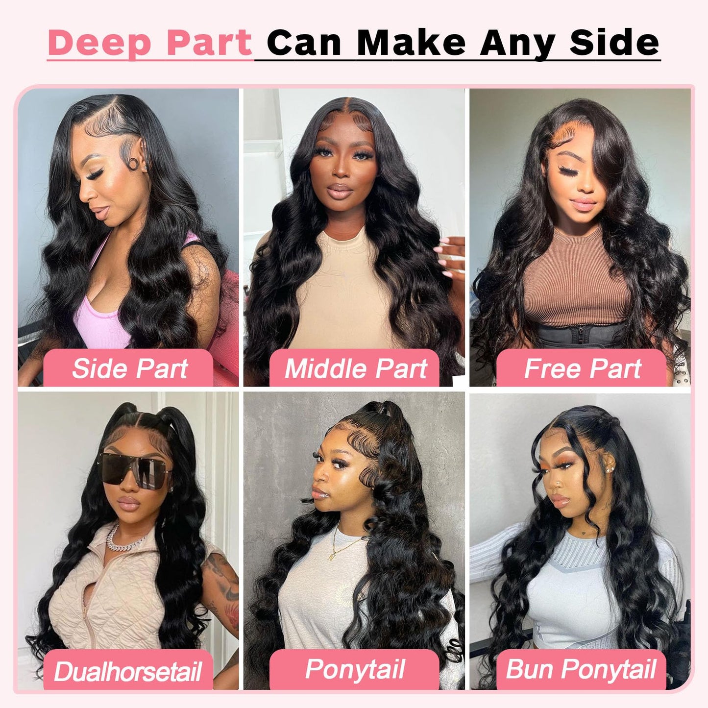 13X6 Body Wave Lace Front Wigs Human Hair 12A 250% Density Lace Frontal Wigs Human Hair Glueless Wigs Human Hair HD Lace Front Wigs Human Hair pre Plucked with Baby Hair Natural Color 24 Inch