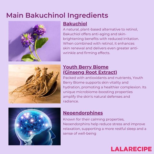 LALARECIPE Bakuchiol First Essence – Hydrating Milky Korean Toner with Retinol Liposome, Shea Butter & Peptides – Vegan Skincare for Wrinkle Care & Elasticity (5.24 fl oz)