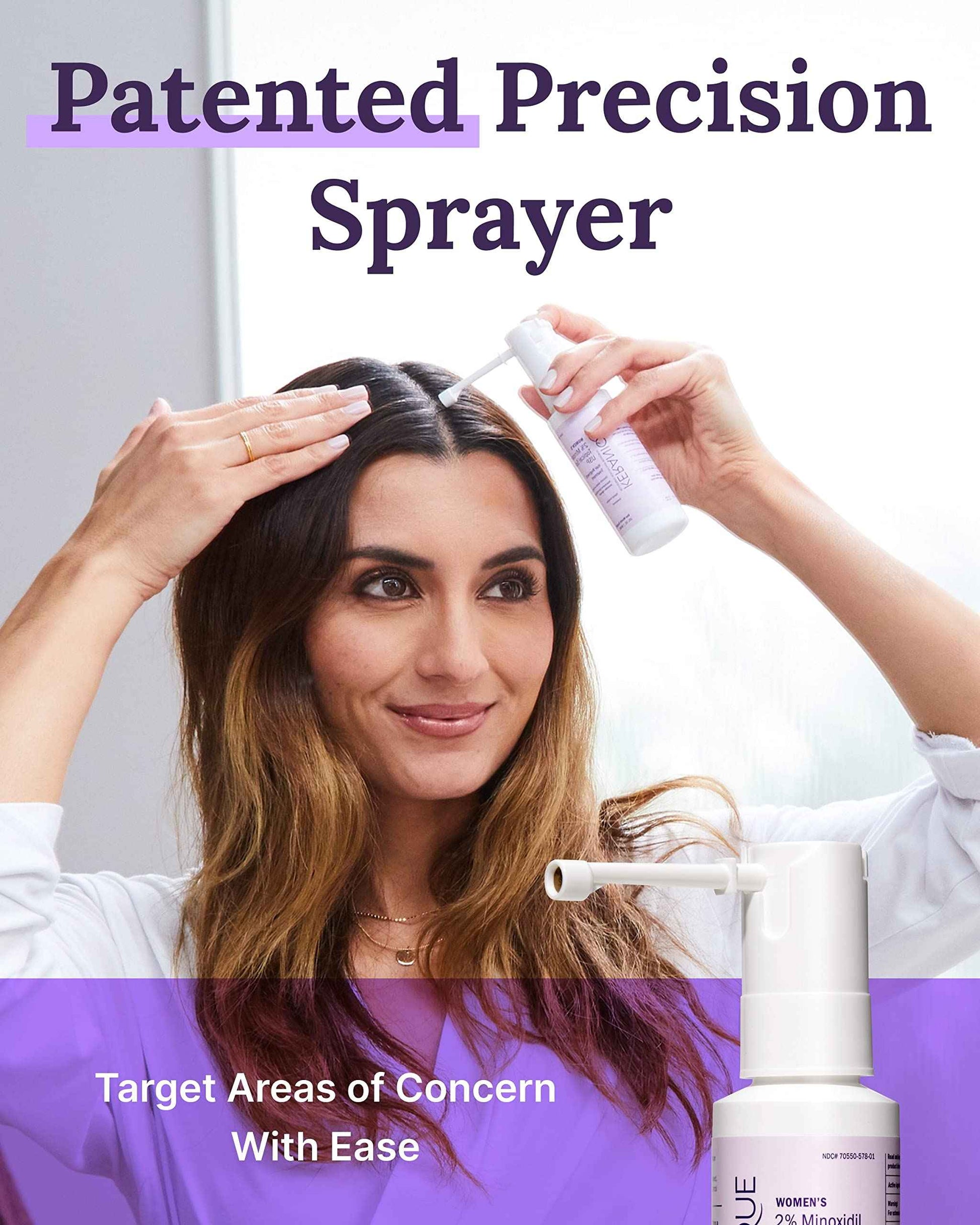 Keranique Hair Regrowth Treatment Extended Nozzle Sprayer