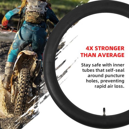AR-PRO (2-Pack) 2.75/3.00-19" Heavy Duty Dirt Bike Inner Tubes with TR4 Valve Stem for 70/100-19, 80/100-19 19" Dirt Pit Tires, Compatible with Surron, Talaria, Segway, UltraBee and More
